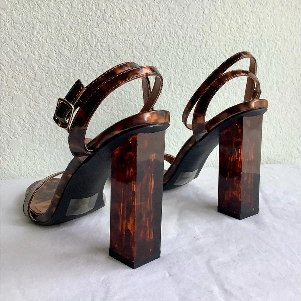 Cape Robbin Tortoise Shell Heels - Picture 3 of 9